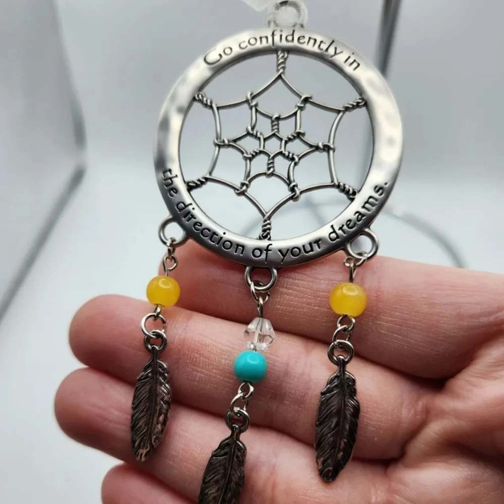 Ornament, Dream Catcher, Go confidently in the direction of your dreams